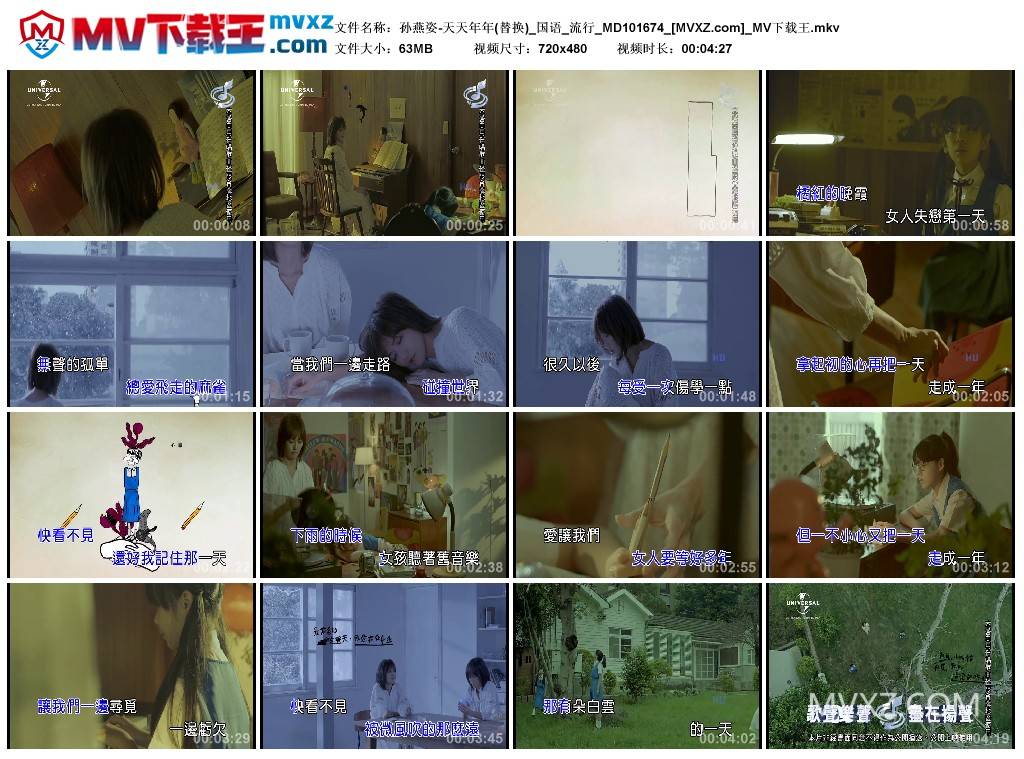 孙燕姿-天天年年(替换)_国语_流行_MD101674
